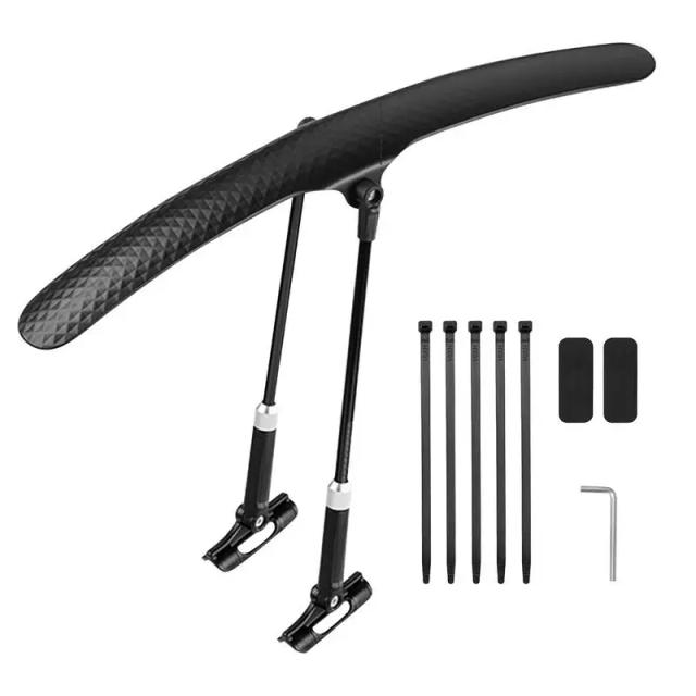 Pára-lamas Duráveis para Bicicleta de Montanha com Instalação Rápida, Acessórios Ajustáveis de 28-32 cm