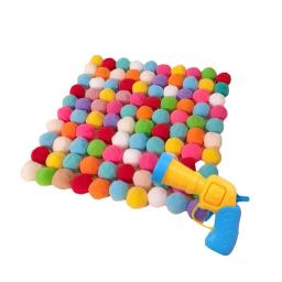 Brinquedo interativo treinamento de lançamento para gatos, Criativo Mini Jogos de Tiro, Stretch Plush Ball Toys, Pet Shop, Gatinho, Gato - Image 6