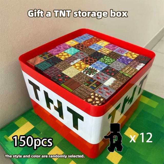 Meu Mundo Cubo Blocos Magnéticos para Crianças - Kit DIY Modelo Montessori