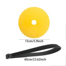 Discos alvo de tiro com corda ajustável, metas de futebol para hóquei e beisebol lacrosse, 1 conjunto - Image 6
