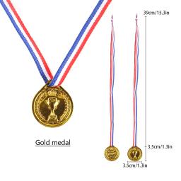 Ouro e Prata Bronze Award Medal, Vencedor, Recompensa, Prêmios de Competição de Futebol, Lembrança, Esporte ao ar livre, Brinquedos para Crianças - Image 6