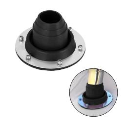 Jack do fogão da barraca com base de aço durável anti escalda proteção anel tubo piscando fornalha chaminé vent para acampamento ao ar livre yurt - Image 3