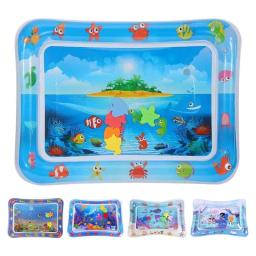 Tapete de jogo sensorial para animal de estimação, Esteira inflável para gato e cachorro, Tema do oceano, Tapete espessado com peixe - Image 3