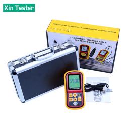 Xin testador digital medidor de espessura ultrassônico testador display lcd metal vidro 1.2-225mm medidor de velocidade sonora 0.1mm resolução - Image 6