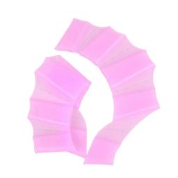 1 Par De Silicone Natação Mão Nadadeiras Nadar Treinamento Dedo Luvas Barbatanas Webbed Paddle - Image 6