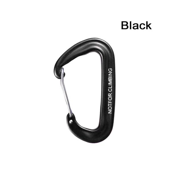 Fivela de Gancho para Montanhismo com Mosquetão de Bloqueio 8KN - Equipamento de Escalada ao Ar Livre e Acessórios de Segurança
