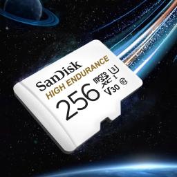 Cartão de memória SanDisk de ALTA ENDURANÇA Micro SD 32GB 64GB 128GB 256GB Classe 10 UHS-1 V30 U3 4K MicroSD TF Trans Flash Mikro Card - Image 4
