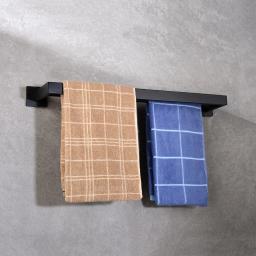 304 Toalheiros de Aço Inoxidável, Suporte do papel higiênico, Suporte do sabão líquido, Barra de toalha, Acessórios de WC, Preto fosco, Banheiro Hardware - Image 3