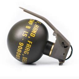 Modelo de granada tática Recipiente pequeno, modelo de fragmentação Manequim plástico, para CS CQB Paintball, AQzxdc M67 - Image 2