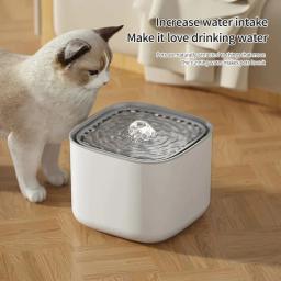 Dispensador automático de água com porta USB para animais, filtro circulante, alimentador de grande capacidade, cão e gato caninos, 3L - Image 1