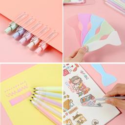 Cola Caneta Escultura Faca, Jornal Ferramentas Kit para Scrapbooking, DIY Arte Artesanato, Trabalho de Corte, Kawaii Papelaria Suprimentos, 4Pcs - Image 6
