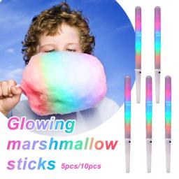 Bastões de luz LED brilhantes reutilizáveis, tubos intermitentes adereços, acender bastão colorido, bastão de festa, bastões de luz LED, A5s5, 5 pcs, 10pcs - Image 1