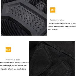 Luvas anti-derrapantes para homens, luvas de dedo cheio, esportes ao ar livre, ciclismo, escalada, paintball, caça, equitação, esqui - Image 4