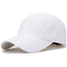 Chapéu masculino primavera verão cor sólida malha boné de beisebol feminino outono edição coreana protetor solar chapéu malha respirável boné de pico - Image 2