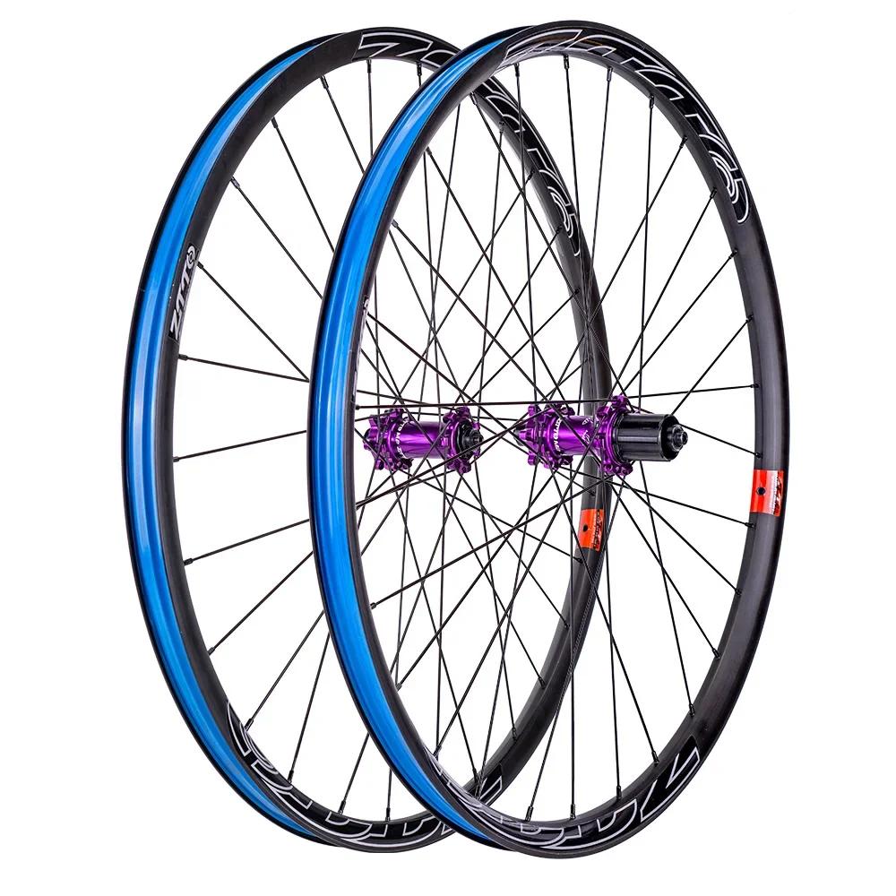 Ztto mtb am enduro rodado 29 27.5 26er aro assimétrico roda de bicicleta 28 furos boost 6 parafusos catraca hub 148 142 135 através do eixo - Image 1