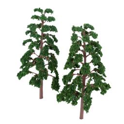 Árvores Modelo de Plástico para Arquitetura, Plantas Artificiais, Parque Wargame, Cenário Diorama, Cenário Ferroviário, 140mm, 5 PCs - Image 6