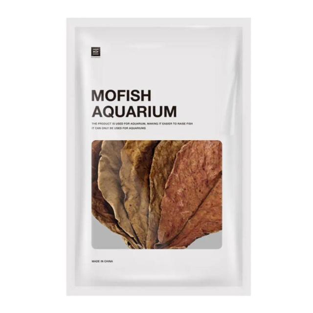 Folhas de Catappa para Aquário - 20 Unidades de Amêndoas Secas, Condicionador Natural de Água e Aditivo Seguro para Criação de Peixes