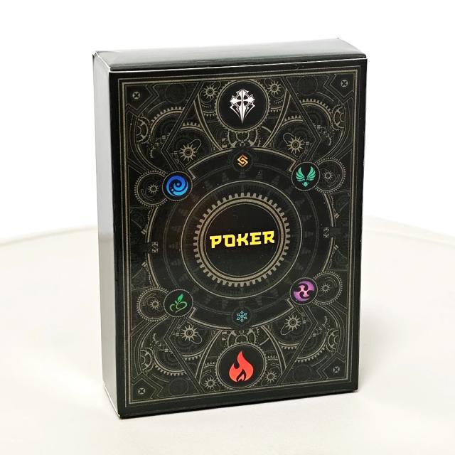 Cartas Colecionáveis de Poker Genshin Impact - Deck Completo com 54 Itens de 9x6cm