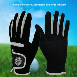 1pc luvas de golfe profissional tecido de microfibra respirável antiderrapante luvas clube balanço colocando luvas de treinamento - Image 3