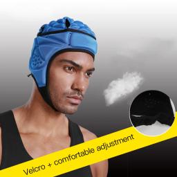 Rugby Chapelaria Protetor para Crianças, Capacete de proteção macia Reduzir o impacto, Headguard for Youth, boné de futebol para ele - Image 6