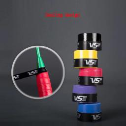 Raquete de tênis pegajosa com faixa absorvente de suor, antiderrapante, resistente ao desgaste, PU, envoltórios de raquete de badminton, ultra fino, VG002, 60 peças - Image 6