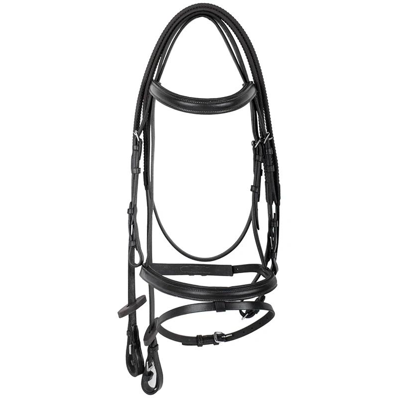 Rédeas de alta qualidade com borracha Bridle, Cabedal De Couro De Couro, Ferramentas a cavalo - Image 1