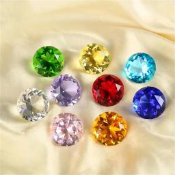 Diamante De Vidro De Cristal Para Decoração De Casa, 10 Cores, Ornamentos De Festa, Proposta Romântica, No Base Artesanato - Image 4