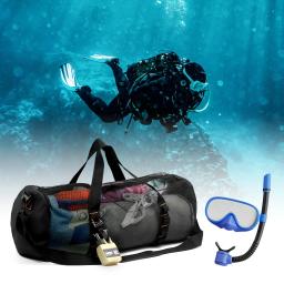Saco De Duffle De Malha Grande Para Mergulho, Equipamento De Snorkel Melhores Esportes Aquáticos E Atividades De Praia, Natação, Mergulho, Snorkeling - Image 2