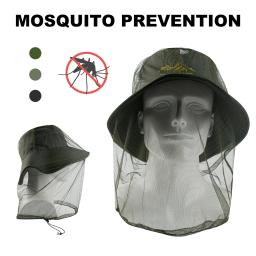 1pc ultra grande & longo extra fino buracos malha macia durável tela de mosca premium mosquito inseto cabeça net protetor facial boné acampamento - Image 1