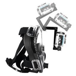 Máscara de mergulho snorkeling máscara facial completa equipamento de mergulho aldult snorkel máscaras de natação cilindro oxigênio snorkeling conjunto - Image 4
