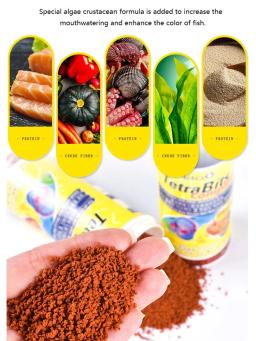Ração Granular Especial para Peixe-Anjo Alemão, Colorido, Cor Natural Melhora, Comida Camaleão Tropical, 30g - Image 5