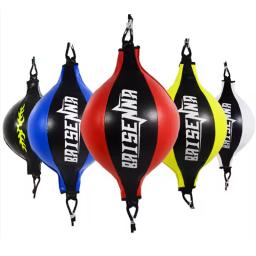 Couro Boxe Bola De Perfuração, Bolas De Velocidade De Reação De Treinamento, Treinamento De Musculação, Sandbag, Muay Thai, Ginásio De Fitness, Equipamentos Esportivos - Image 3