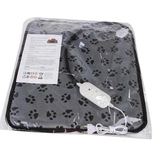 Cobertor Elétrico Impermeável e Ajustável para Cães - Cama Aconchegante Antimordida para o Inverno
