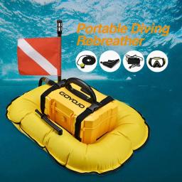 Impermeável Ventilador De Mergulho Portátil, Sistema Sem Tanque, Snorkel Subaquático, Suporte De Gelo De Inverno, Até 10m De Tempo, 3H - Image 1