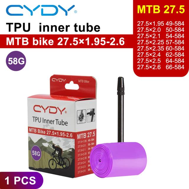 CYDY Tubo Interno MTB TPU 26/27.5/29 Polegadas Leve e Resistente