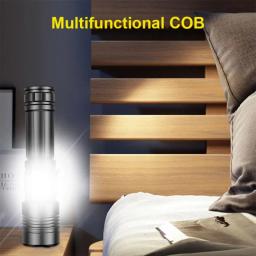 Lanterna LED recarregável USB super poderosa, luz da tocha de alta potência, lâmpada de acampamento tática, XHP120, XHP90, 18650 - Image 5