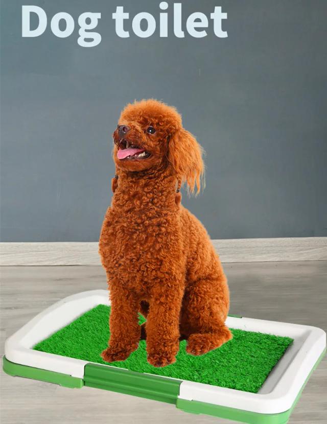Almofadas Reutilizáveis Laváveis para Treinamento de Cães com Grama Artificial e Proteção Splashproof