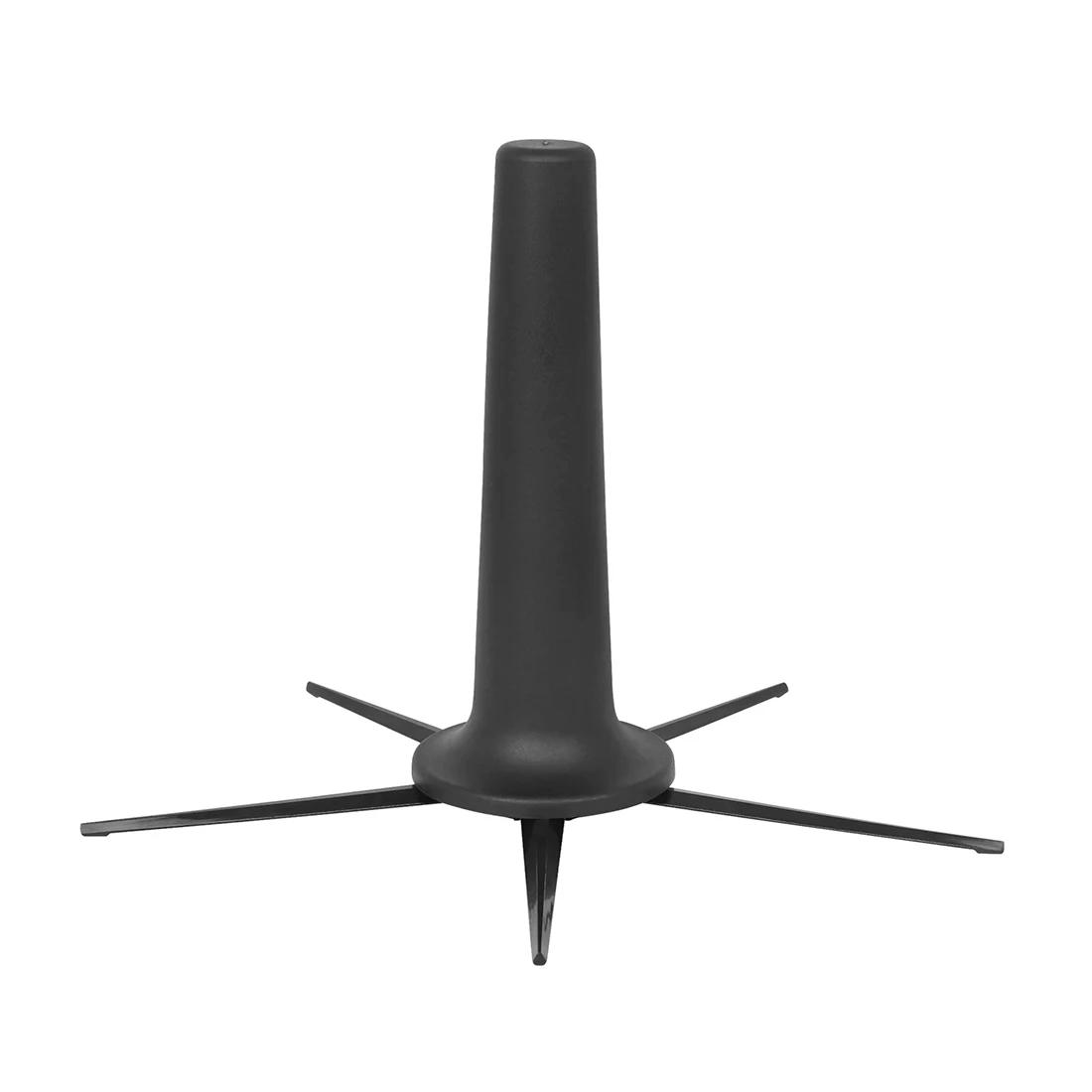 Saxofone soprano Metal Stand, 5-Legged Dobrável, ABS, Portátil, Preto, Sopros, Peças de Instrumento, Acessórios - Image 1