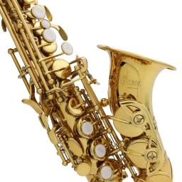 SLADE Saxofone Soprano Goden Profissional B Saxofone Plano Instrumento de Sopro Sax com Caixa Pano de Limpeza Peças de Alça de Pescoço - Image 5