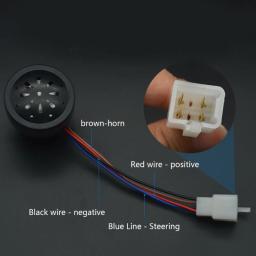 Buzina elétrica para bicicleta, 48v, 60v, universal, sinal seta para motocicleta, dropshipping - Image 3