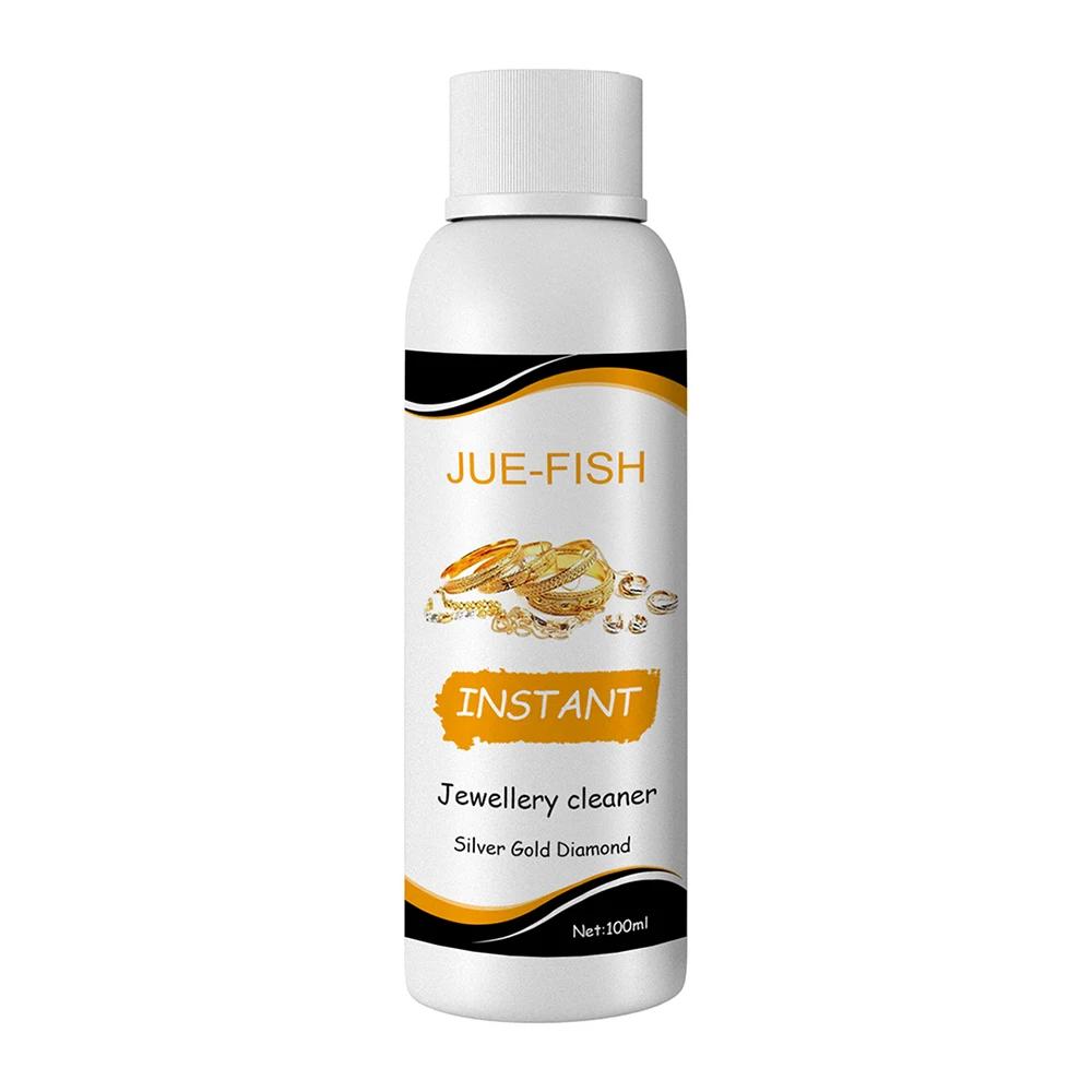 Limpador multifuncional para joias de prata, colar, cuidados com anéis, limpeza, spray de polimento, fluido de lavagem, 100ml - Image 1