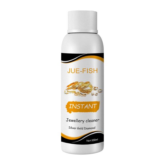 Limpador Multifuncional para Joias de Prata: Spray de Polimento e Fluido de Limpeza para Colares e Anéis - 100ml
