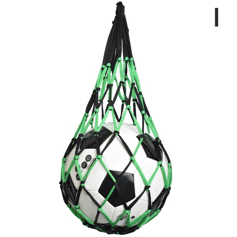 Nylon Ball Carry Net Bag, Equipamento portátil, esportes ao ar livre, futebol, basquete, voleibol, único - Image 1