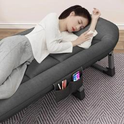 Cama de solteiro dobrável portátil, Quarto moderno, Design de luxo, Economia de espaço, Camping Travel, Beach Sleeping, Office Furniture - Image 4