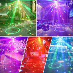 USB RGB Rotating Disco Ball Light, Som Ativado, DJ Strobe, Iluminação Mini Party, Dança do casamento, Xmas KTV, Birthday Show La - Image 3