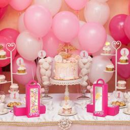 12pçs caixas de lembrancinhas de festa rosa para meninas, caixas de presente de boneca rosa quente, decoração de festa de aniversário de despedida de solteira, caixas de lembrancinhas de doces - Image 4