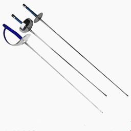 1pc treinamento esgrima alça reta arma lidar com folha de sabre espada inteira desempenho palco prevenção ferrugem unisex - Image 1