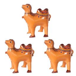 4d balões de alumínio para decoração de aniversário, balões animais selva, deserto, alpaca e camelo tema, brinquedos para casa - Image 3