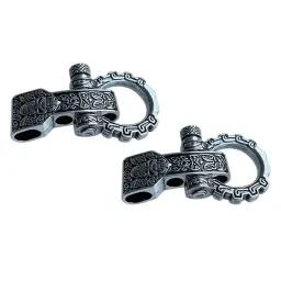 Fivelas ajustáveis para pulseira Paracord, fechos, pino de parafuso, manilha de âncora, cinto, 10 pcs - Image 2