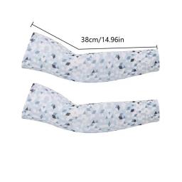 Capa de manga de braço camuflada para esportes, basquete, ciclismo, corrida, pesca, aquecedor de braço, proteção solar UV, manguito, verão, 1 par - Image 5